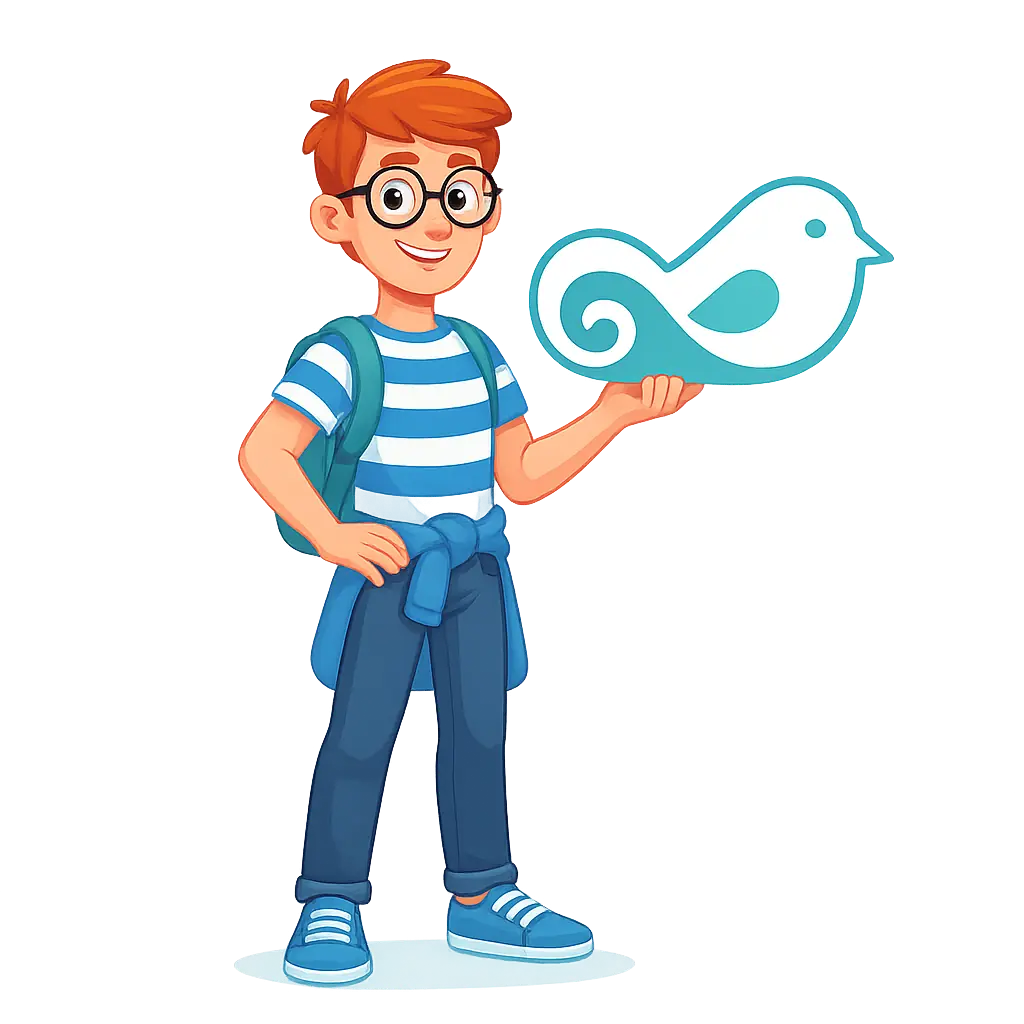 FlashNest app Symbol - Flashboy mascot